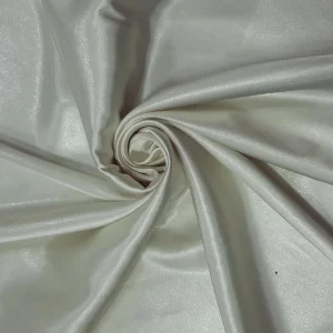 CHAMEUSE SATIN  FOILED IVORY