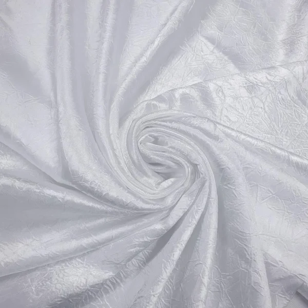 SATIN NAILED CRUSHED WHITE