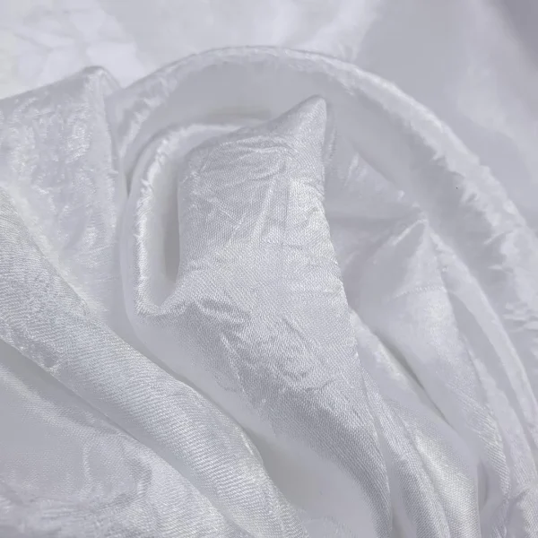 SATIN NAILED CRUSHED WHITE
