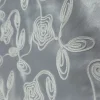 SATIN EMBROIDED WITH RIBBON WHITE