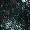 FOILED SATIN  CRACKS  MULTI  BLACK