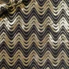 SATIN  FOILED SATIN  GOLD AND BLACK