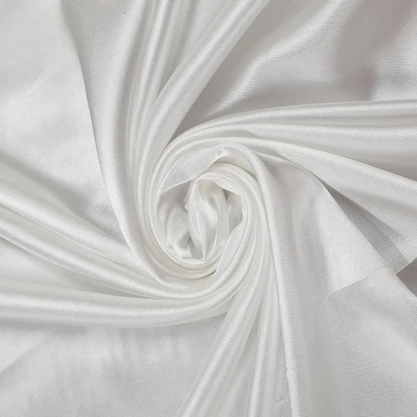 FAUX SATIN SILK IVORY
