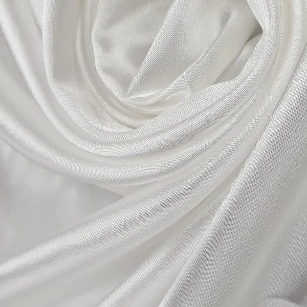 FAUX SATIN SILK IVORY