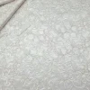 SATIN WITH HEAVY EMBORIDERY LUREX ROSE WHITE