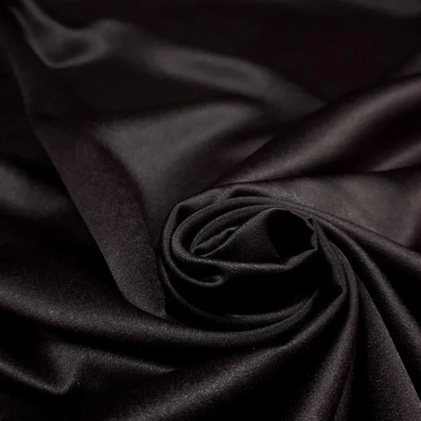 VELVET SATIN KOREAN HEAVY WEIGHT CHOC BROWN