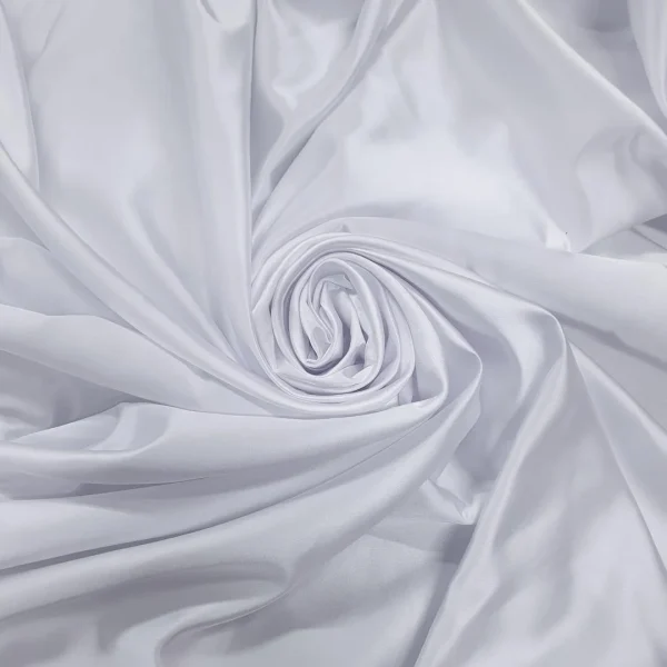 SATIN MIKADO CHARMEUSE SATIN  WHITE