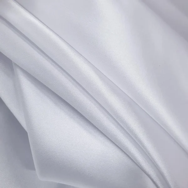 SATIN MIKADO CHARMEUSE SATIN  WHITE