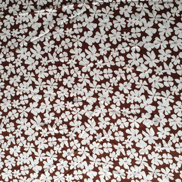 SATPBUB-DAIS.BR-1-1.webp SATIN BUBBLE PRINTED (2556-28) DAISY BROWN