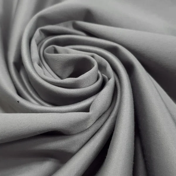 COTTON-SATEEN SPANDEX SILVER
