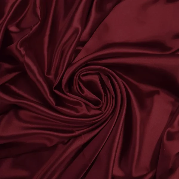 STRETCH SATIN BLOOD RED