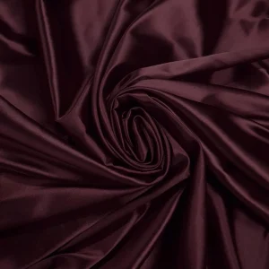 STRETCH SATIN MAROON