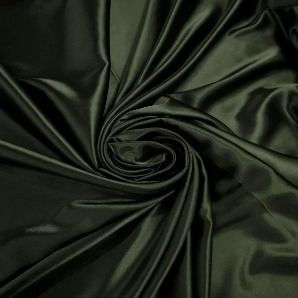 STRETCH SATIN OLIVE