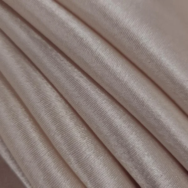 SATIN-BACKED CREPE LT-BEIGE
