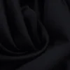 SATIN-BACKED CREPE BLACK