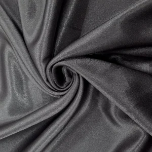 SATIN-BACKED CREPE  DARK GRAY
