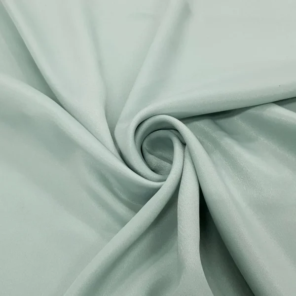 SATIN-BACKED CREPE LIGHT SAGE