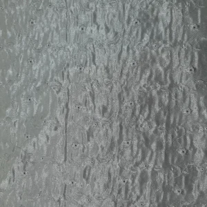SATIN-BACKED CREPE WITH EMBOSSED DETAIL SILVER