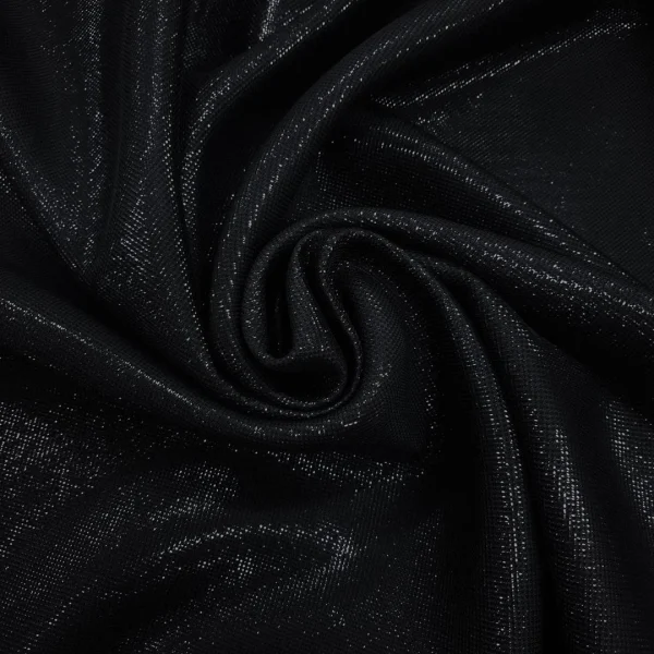 SCUBA BONDED KATRINA LUREX BLACK