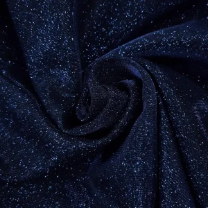 SCUBA BONDED(2745-2)LUREX NAVY