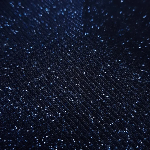 SCUBA BONDED(2745-2)LUREX NAVY