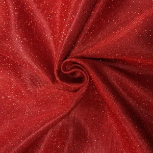 SCUBA BONDED KATRINA LUREX RED