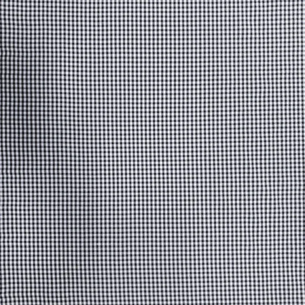 SHIRTING CRUSHED SEERSUCKER GINGHAN BLACK n WHITE