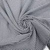 SHIRTING CRUSHED SEERSUCKER GINGHAN BLACK n WHITE