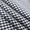SHIRTING CRUSHED SEERSUCKER GINGHAN BLACK n WHITE