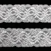 LACE STRETCH SCALLOP WHITE