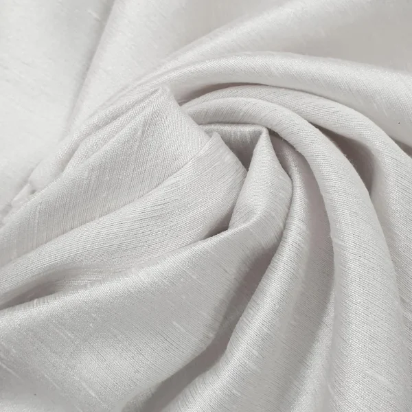100% PURE RAW SILK DRY CLEAN ONLY IVORY