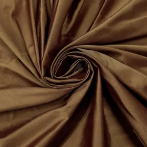100% PURE RAW SILK DRY CLEAN ONLY BRONZE