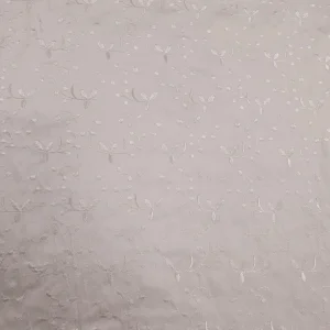 RAW SILK EMBROIDERED  ----DRY CLEAN ONLY--- IVORY