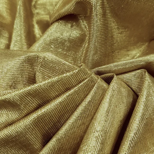 100% PURE RAW SILK DRY CLEAN ONLY WITH LUREX DETAIL GOLD