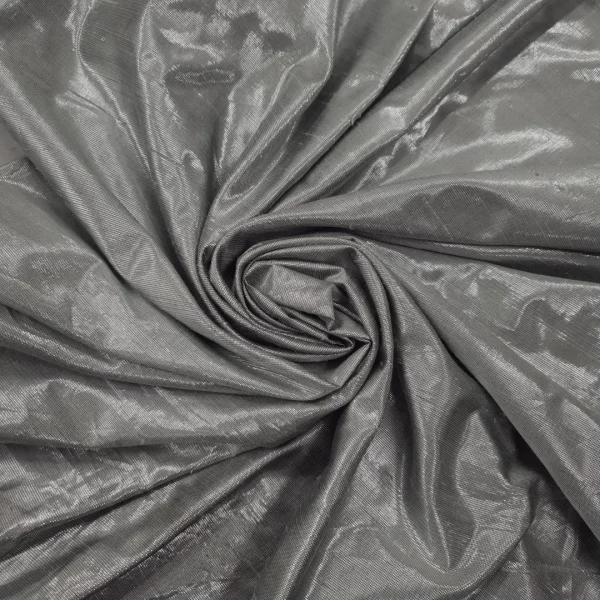 SLKLX1-SLV1-1-1.webp 100% PURE RAW SILK DRY CLEAN ONLY WITH LUREX DETAIL SILVER