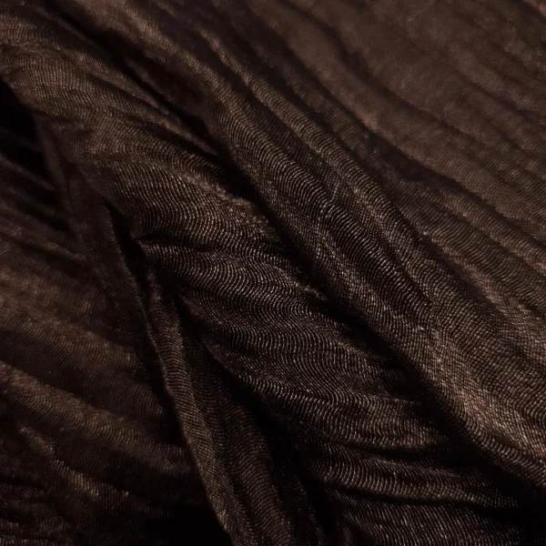 SLKOC-BRN-2.webp SILK ORGANZA CRUSHED----DRY CLEAN ONLY---- BROWN