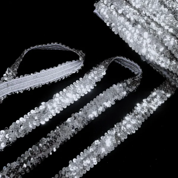 BRAID ELAST SEQ LRG SILVER