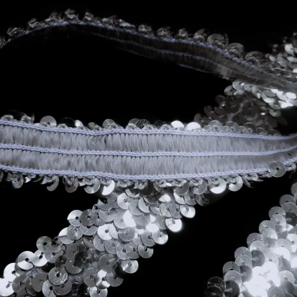 BRAID ELAST SEQ LRG SILVER
