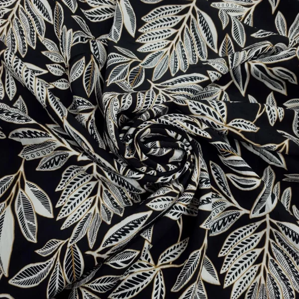 SSHP-LEAF.B-2.webp PRINTED SUPER SOFT HAMMERED LEAF BLACK