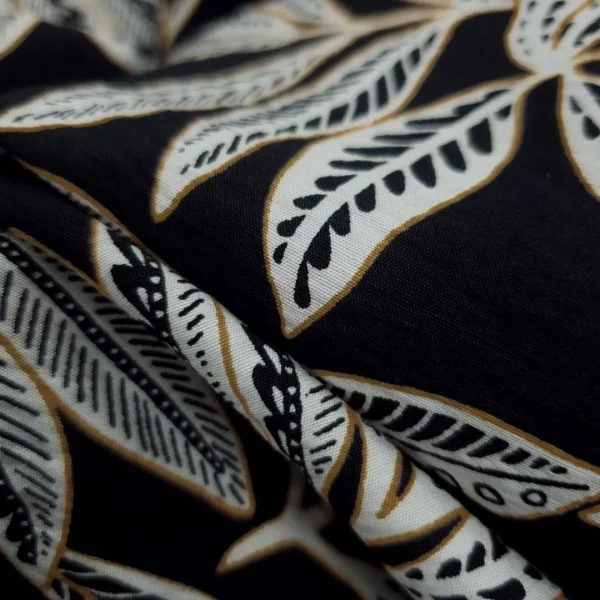 SSHP-LEAF.B-3.webp PRINTED SUPER SOFT HAMMERED LEAF BLACK