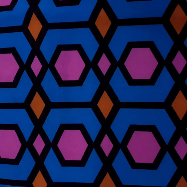 SUPER SOFT PRINT  DIAMOND BLUE