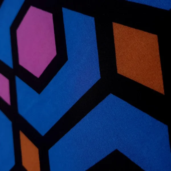 SUPER SOFT PRINT  DIAMOND BLUE