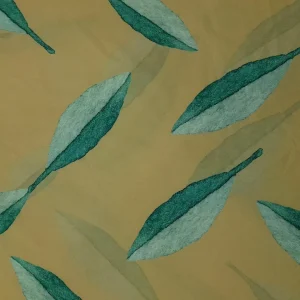 SUPER SOFT PRINT BIG LEAF BEIGE