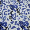 PRINTED SUPER SOFT VECTOR FLORAL BLUE