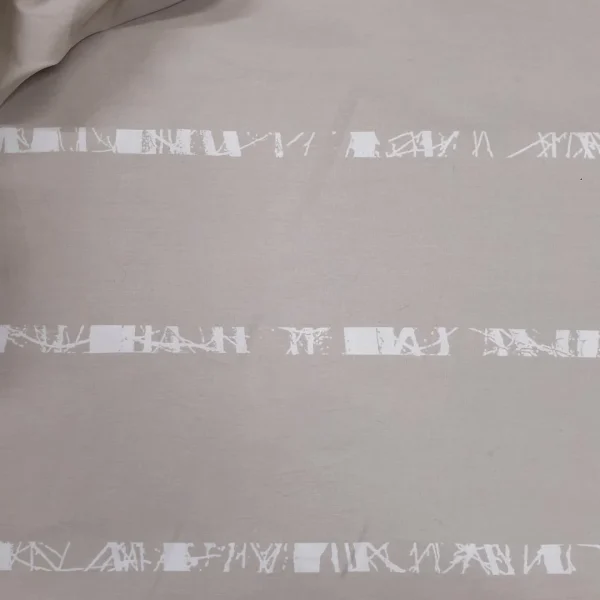 STRETCH POPLIN PRINTED SELF-