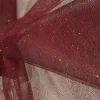 METALLIC TULLE BURGUNDY