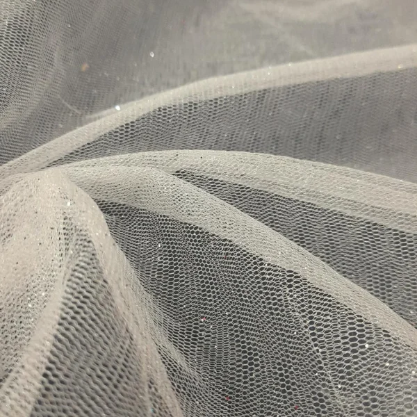 TULLE METALLIC IVORY