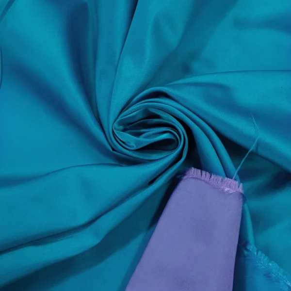 TWO TONE FRENCH TAFETTA AQUA(TWINKLE SATIN)