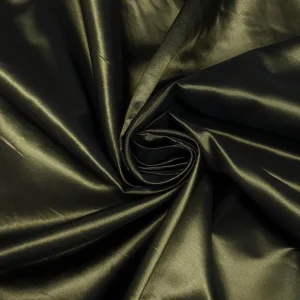 TWO TONE FRENCH TAFFETA OLIVE