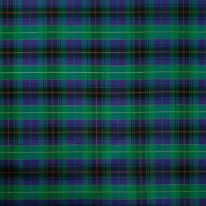 TWO TONE  TAFETTA  SCOTTISH CHECK PURP    GREEN